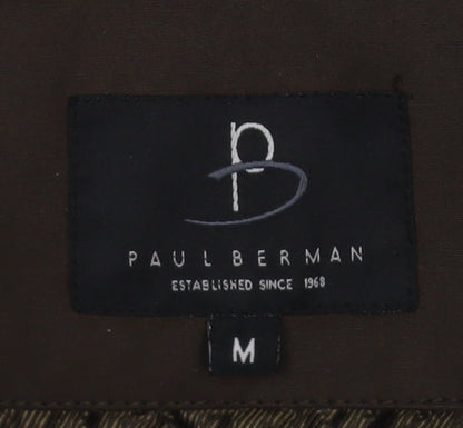 Womens UK Size M Paul Berman Brown Overcoat
