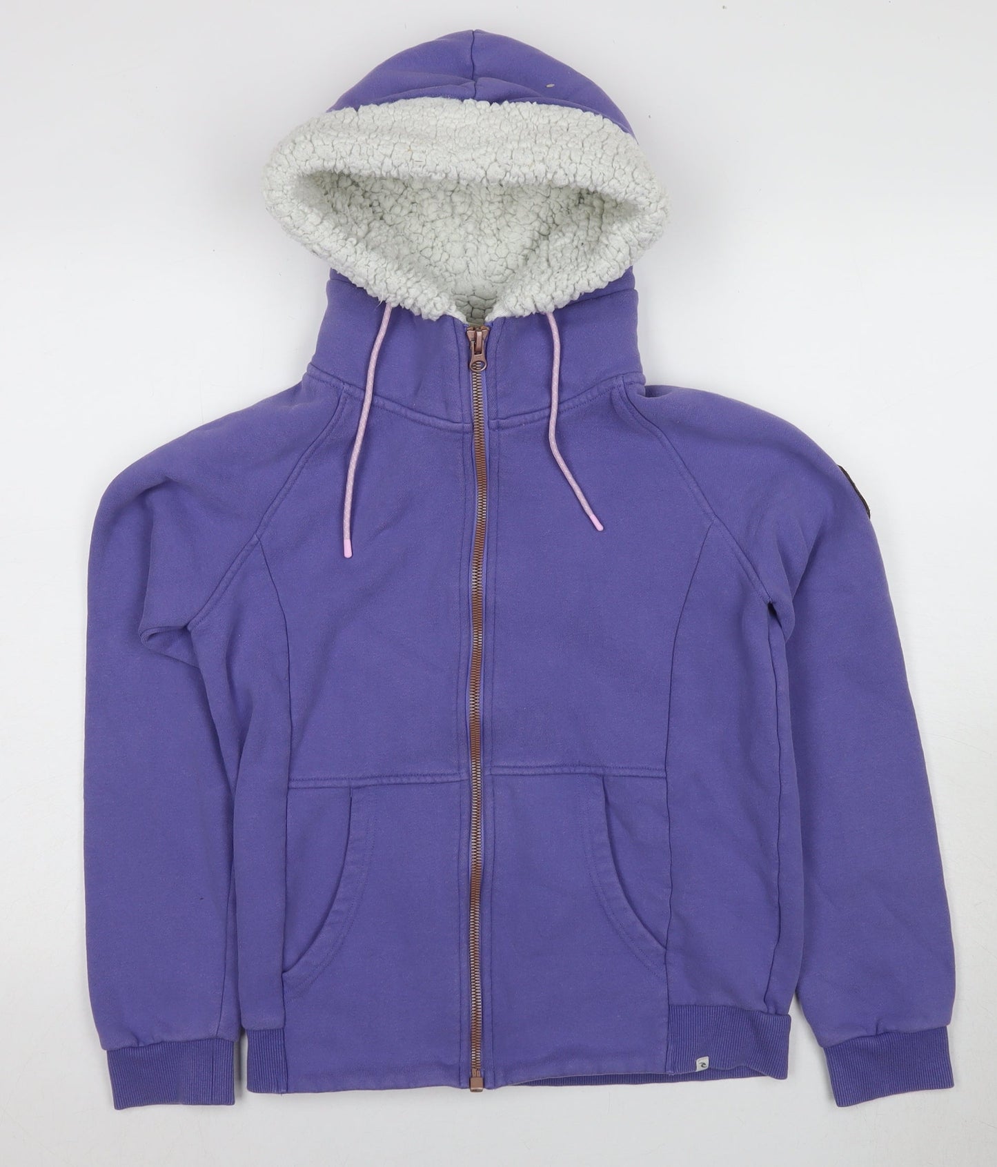 Rip Curl Women's Purple Full Zip Hoodie Size S