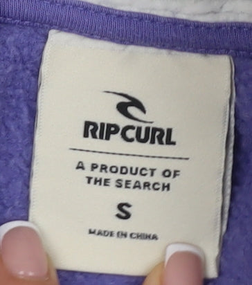Rip Curl Women's Purple Full Zip Hoodie Size S