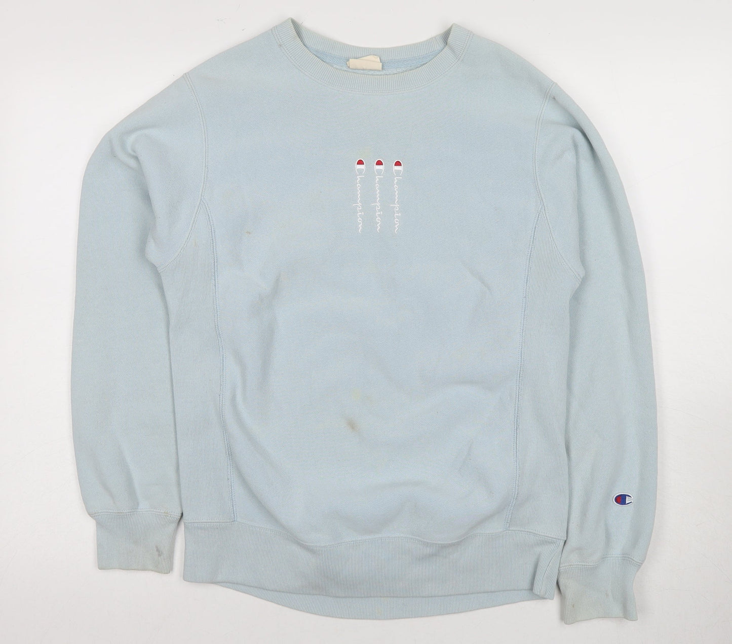 Unisex Adults UK Size S Champion Blue Pullover Sweatshirt