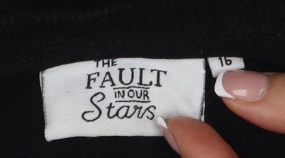 The Fault In Our Stars Women's Black Graphic Sweatshirt Size 16