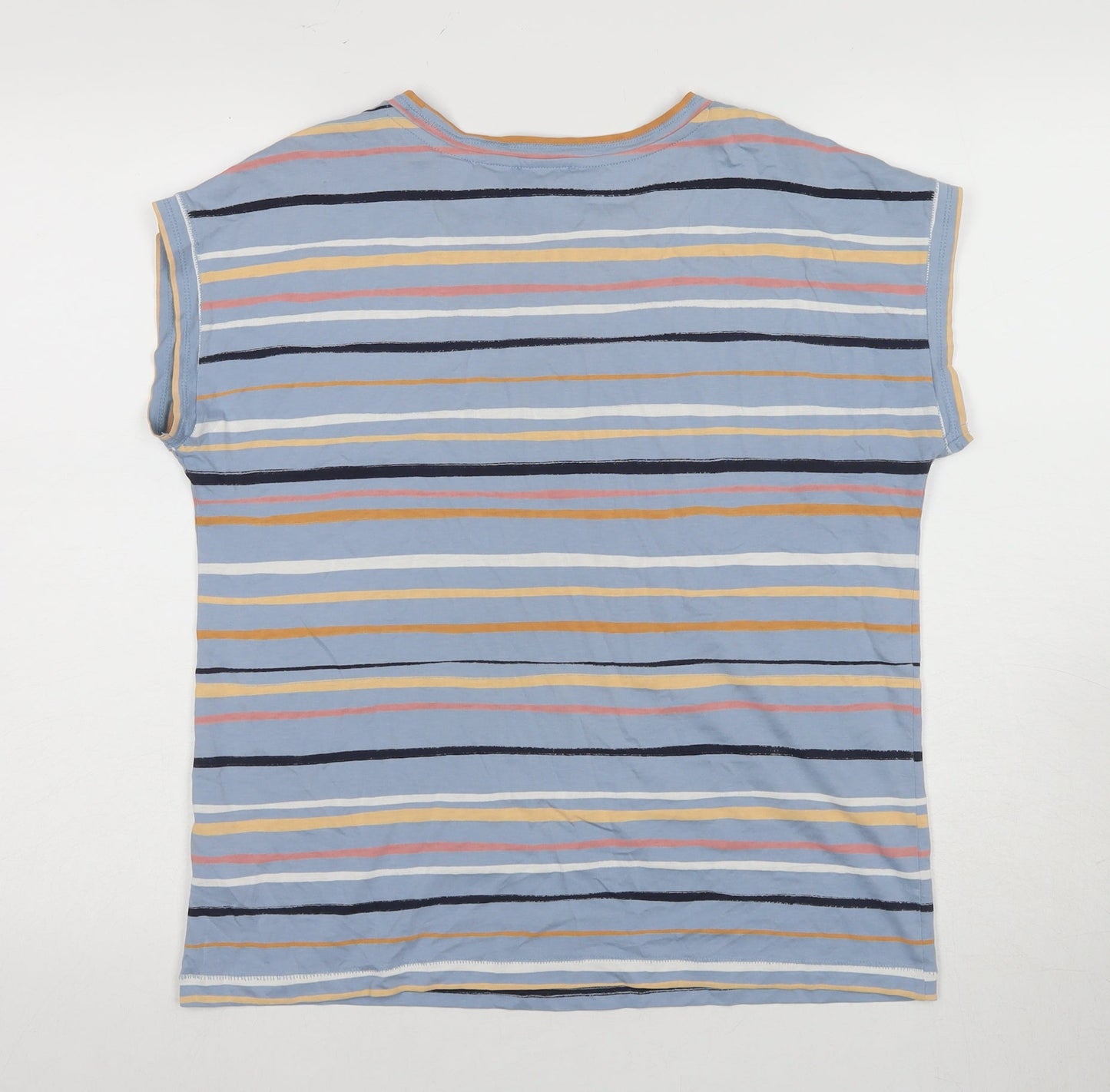 Womens UK Size M Esprit Blue Basic T-Shirt