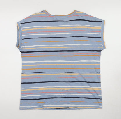 Womens UK Size M Esprit Blue Basic T-Shirt
