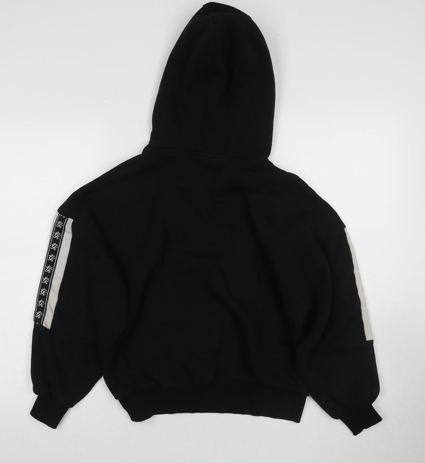 Gym King Black Unisex Hoodie Size 6 Cotton-Poly Pullover