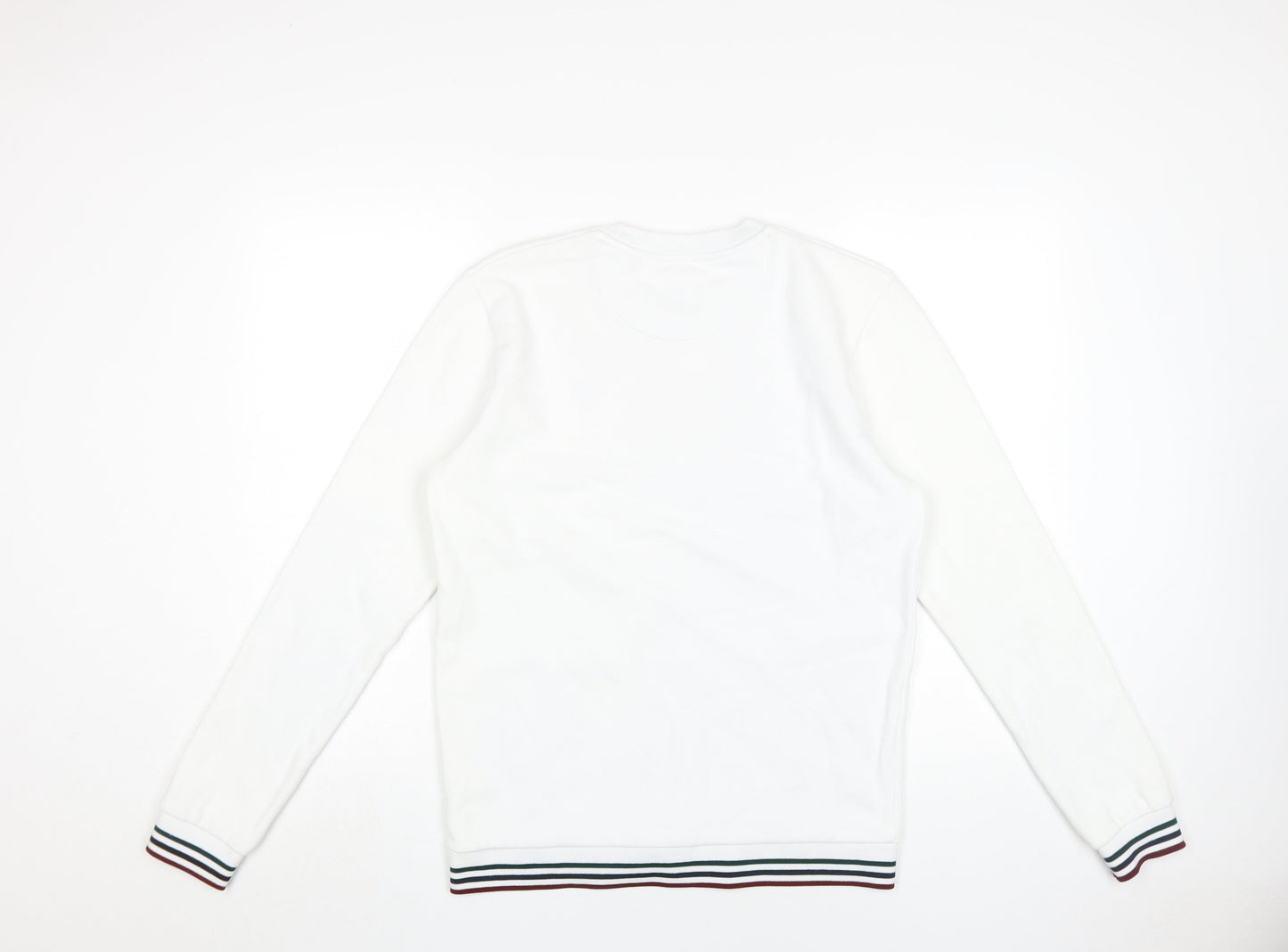 Mens UK Size S Jack Wills White Pullover Sweatshirt