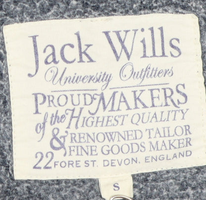 Mens UK Size S Jack Wills Blue Full Zip Hoodie
