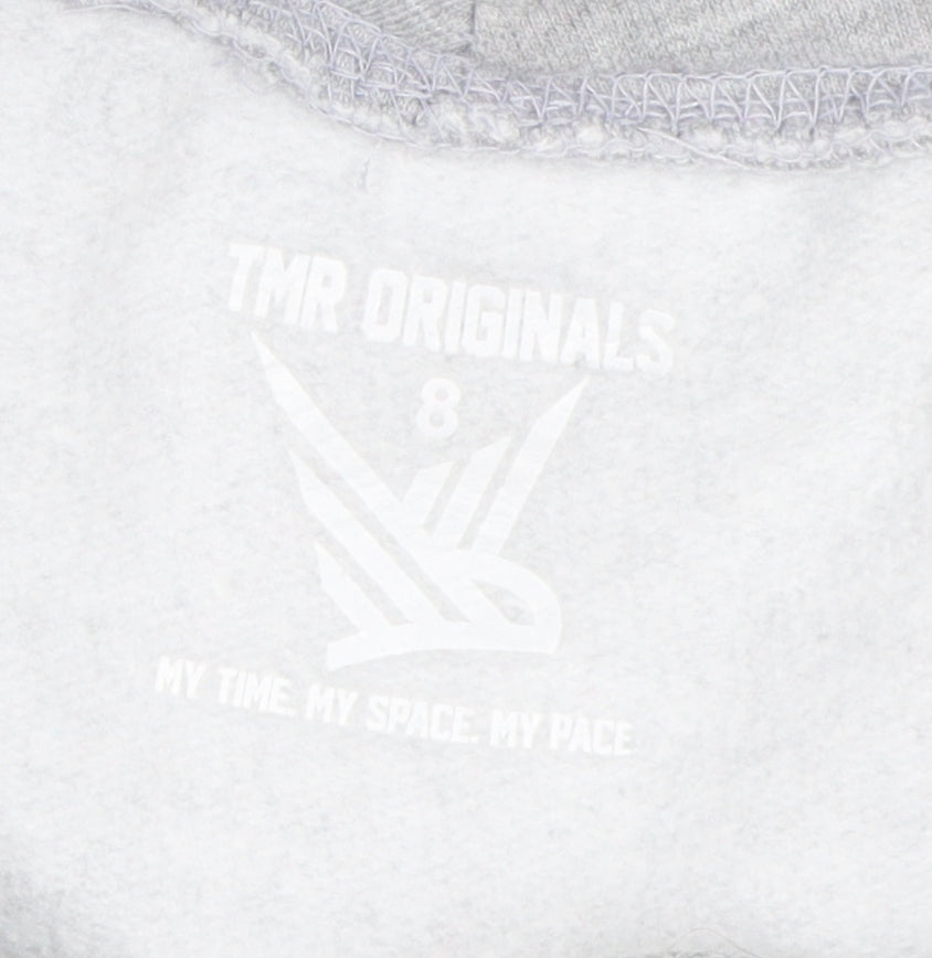 TMR Originals Grey Women's Pullover Hoodie Size 8