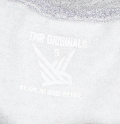 TMR Originals Grey Women's Pullover Hoodie Size 8
