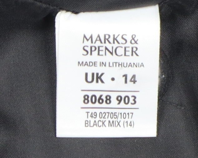 Womens UK Size 14 Marks and Spencer Black