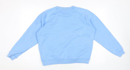 Womens UK Size 12 Jack Wills Blue Pullover Sweatshirt