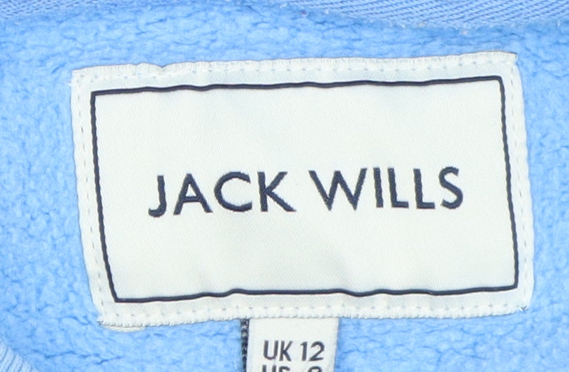 Womens UK Size 12 Jack Wills Blue Pullover Sweatshirt