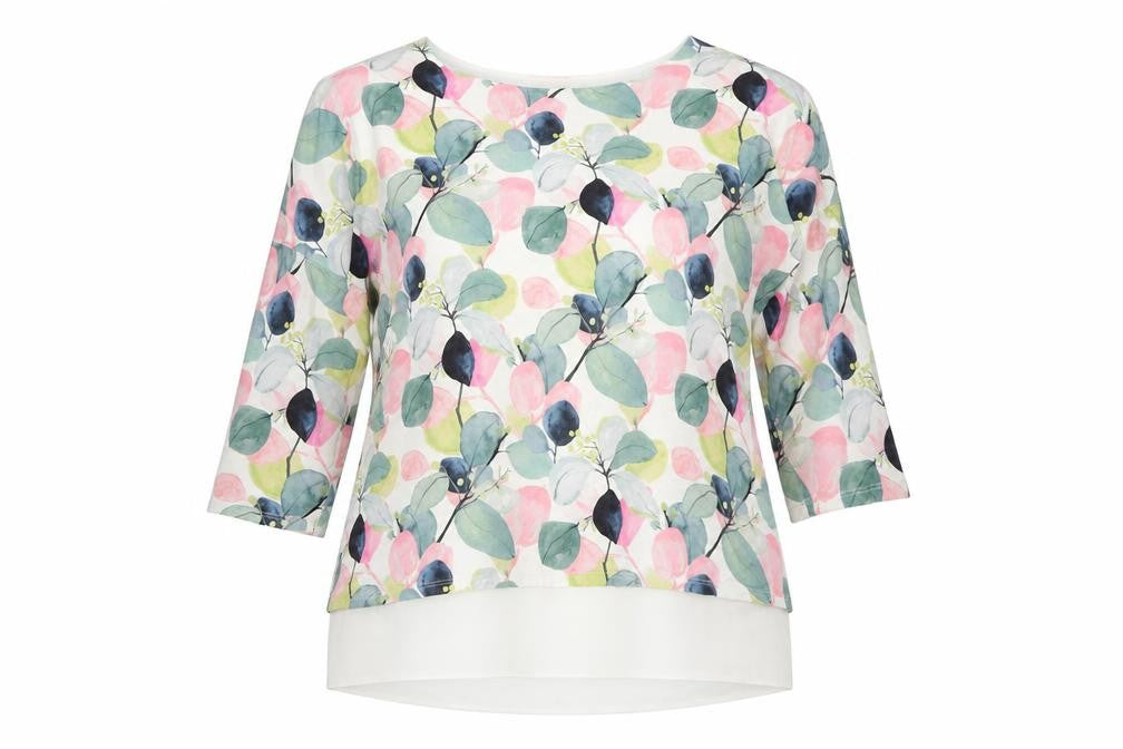 Womens UK Size 14 Phase Eight Multicoloured Tunic Blouse