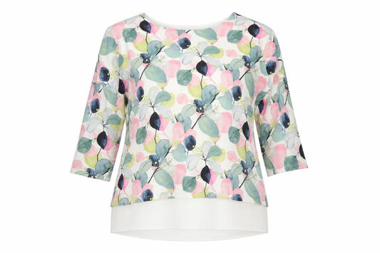 Womens UK Size 14 Phase Eight Multicoloured Tunic Blouse