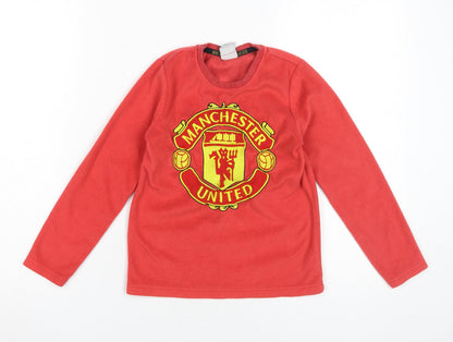 Manchester United Boys Red Pyjama Top 7-8 Years