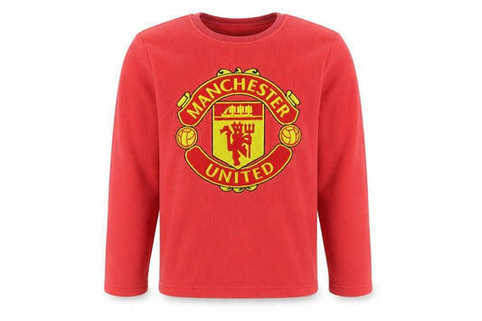 Manchester United Boys Red Pyjama Top 7-8 Years