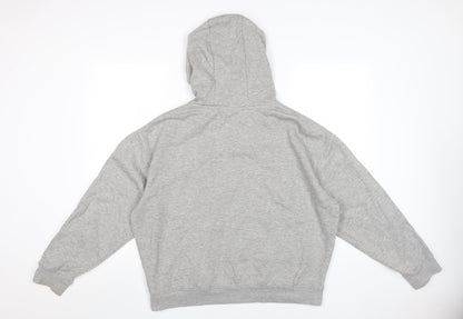 Lonsdale Women's Grey Full Zip Hoodie Size 12