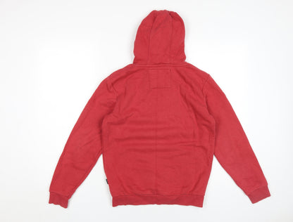 Quiksilver Boys Red Pullover Hoodie, Graphic Print, Size 12