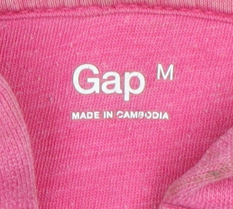 Gap Women's Pink Full Zip Hoodie, Size M
