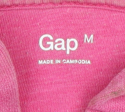 Gap Women's Pink Full Zip Hoodie, Size M