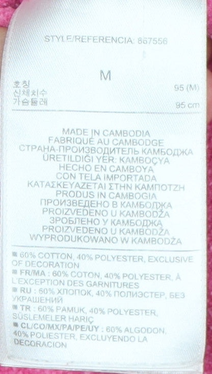 Gap Women's Pink Full Zip Hoodie, Size M