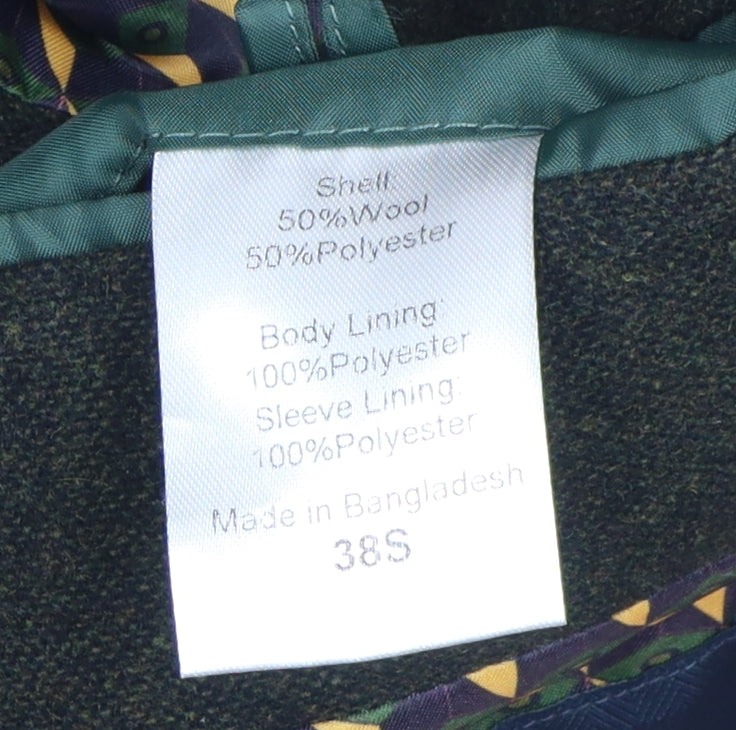 Mens UK Size 38 Sawyers & Hendricks Regular Black Suit Jacket