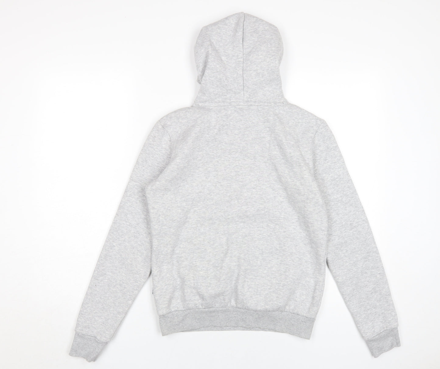 PUMA Grey Unisex Adults Pullover Hoodie Size 8