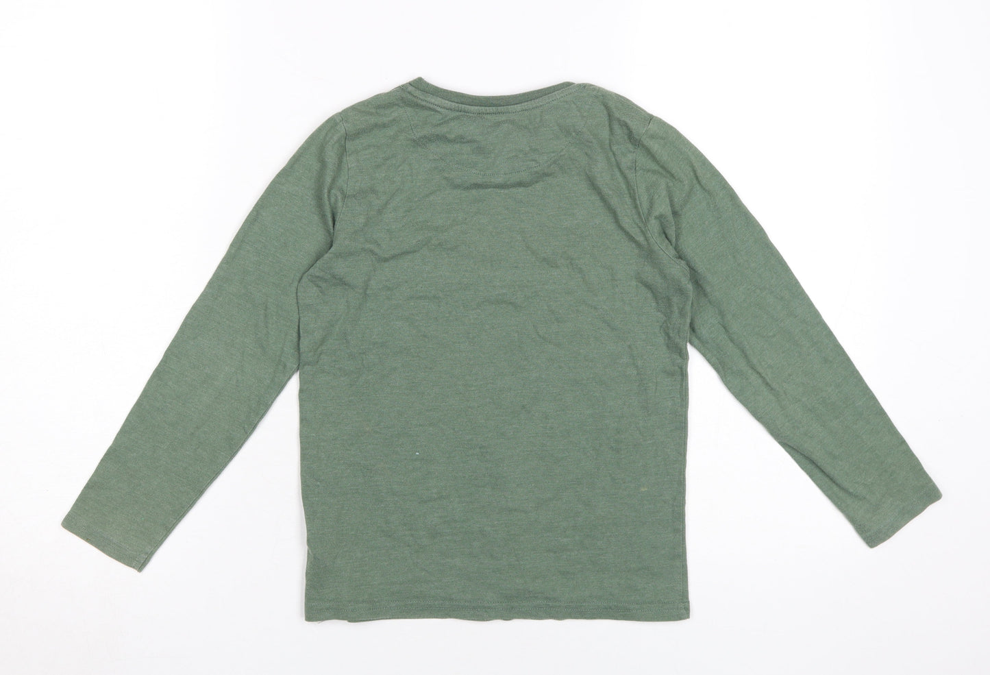 Star Wars Boys Green The Mandalorian Long Sleeve T-Shirt 7-8 Years