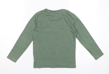Star Wars Boys Green The Mandalorian Long Sleeve T-Shirt 7-8 Years