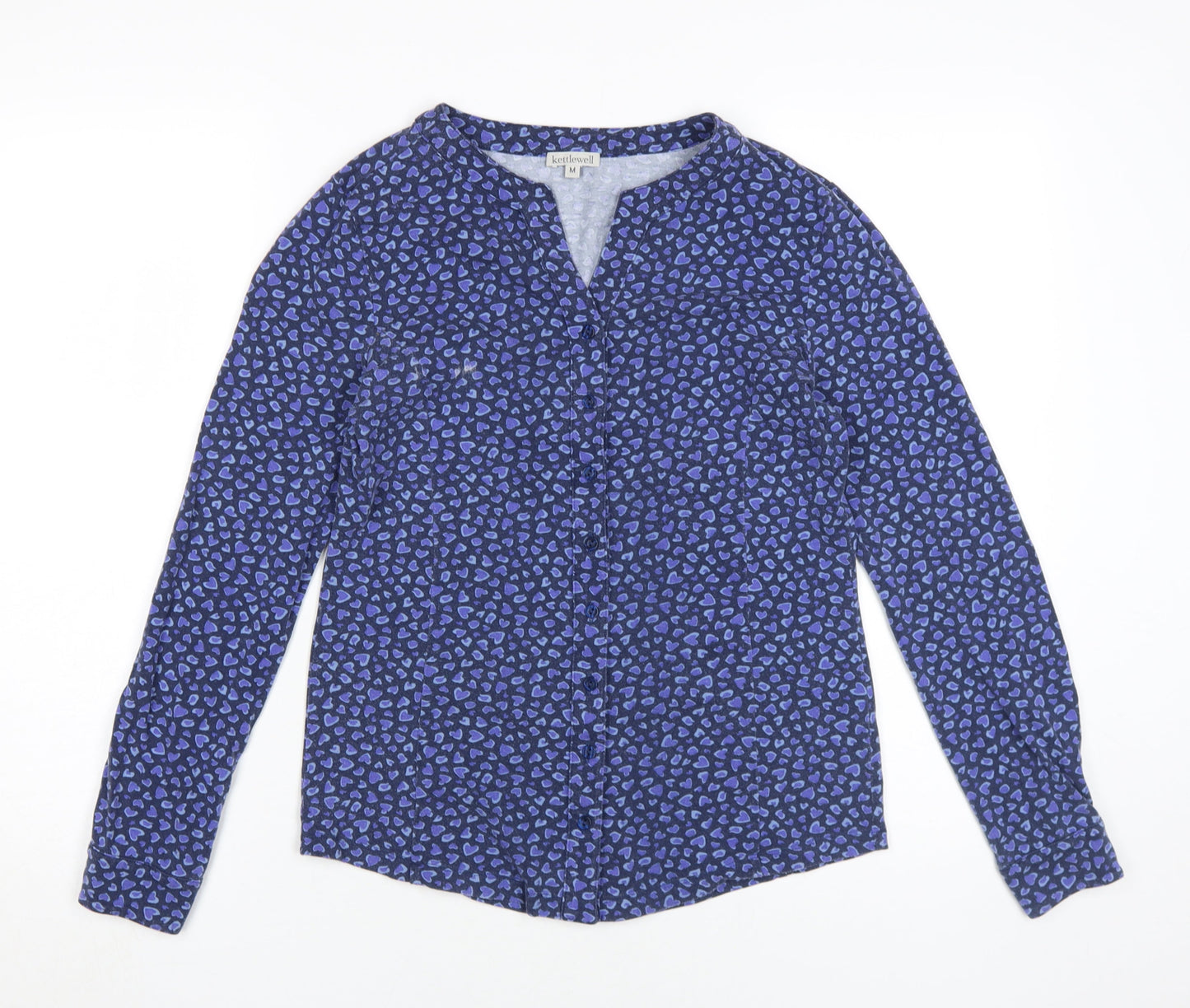 Womens UK Size M Kettlewell Blue Basic Blouse