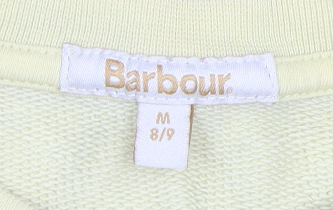 Barbour Girls Yellow Ruffle Sweatshirt 8-9 Years