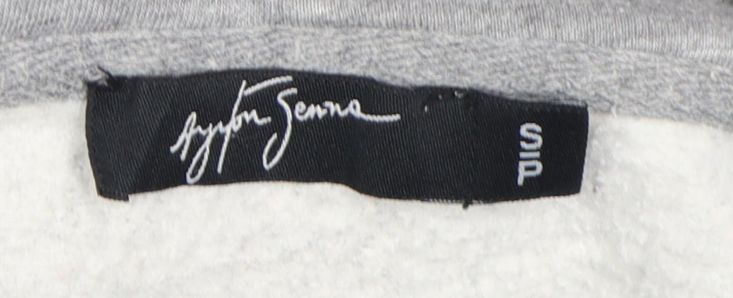 Ayrton Senna Men's Grey Pullover Hoodie, Size S, Logo