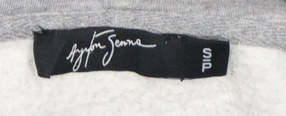 Ayrton Senna Men's Grey Pullover Hoodie, Size S, Logo
