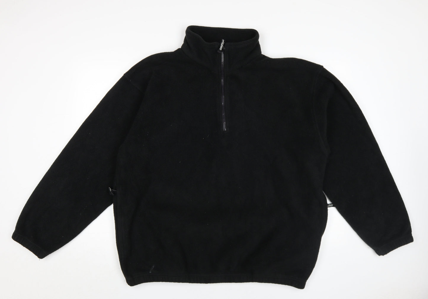 Grizzly Men's Black Fleece Sweatshirt L