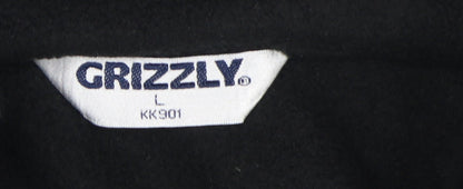 Grizzly Men's Black Fleece Sweatshirt L