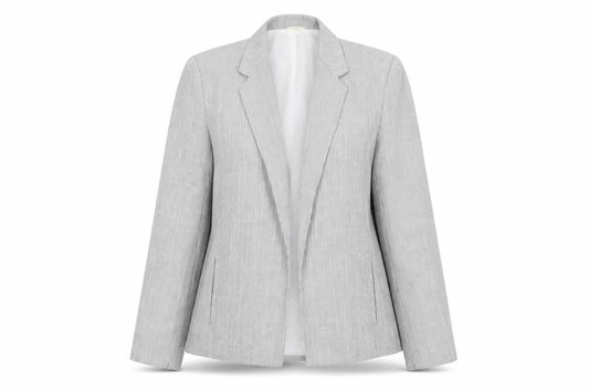 St Michael Women's Grey Blazer Size 14 - Classic Vintage