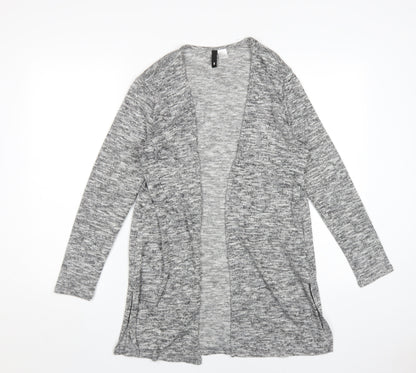 Womens UK Size S H&M Grey Cardigan Jumper