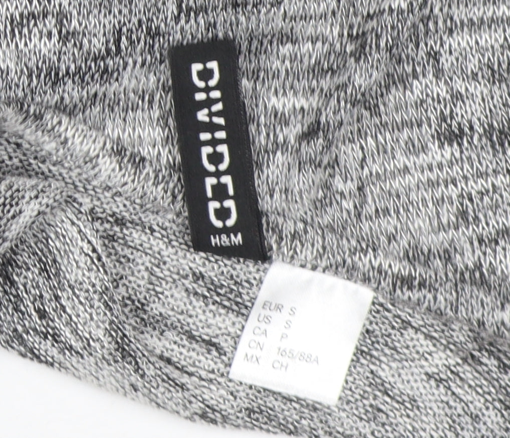 Womens UK Size S H&M Grey Cardigan Jumper