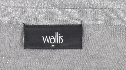 Wallis Grey Women's M T-Shirt Dress Viscose Blend