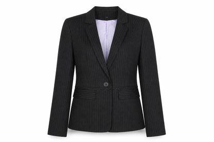 Womens UK Size 10 Warehouse Regular Black Suit Jacket