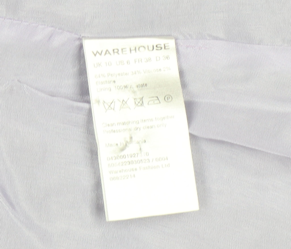 Warehouse Women's Black Pinstripe Jacket Size 10