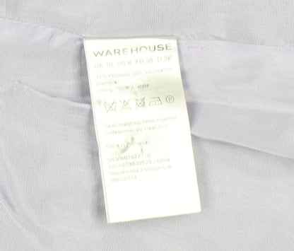 Warehouse Women's Black Pinstripe Jacket Size 10