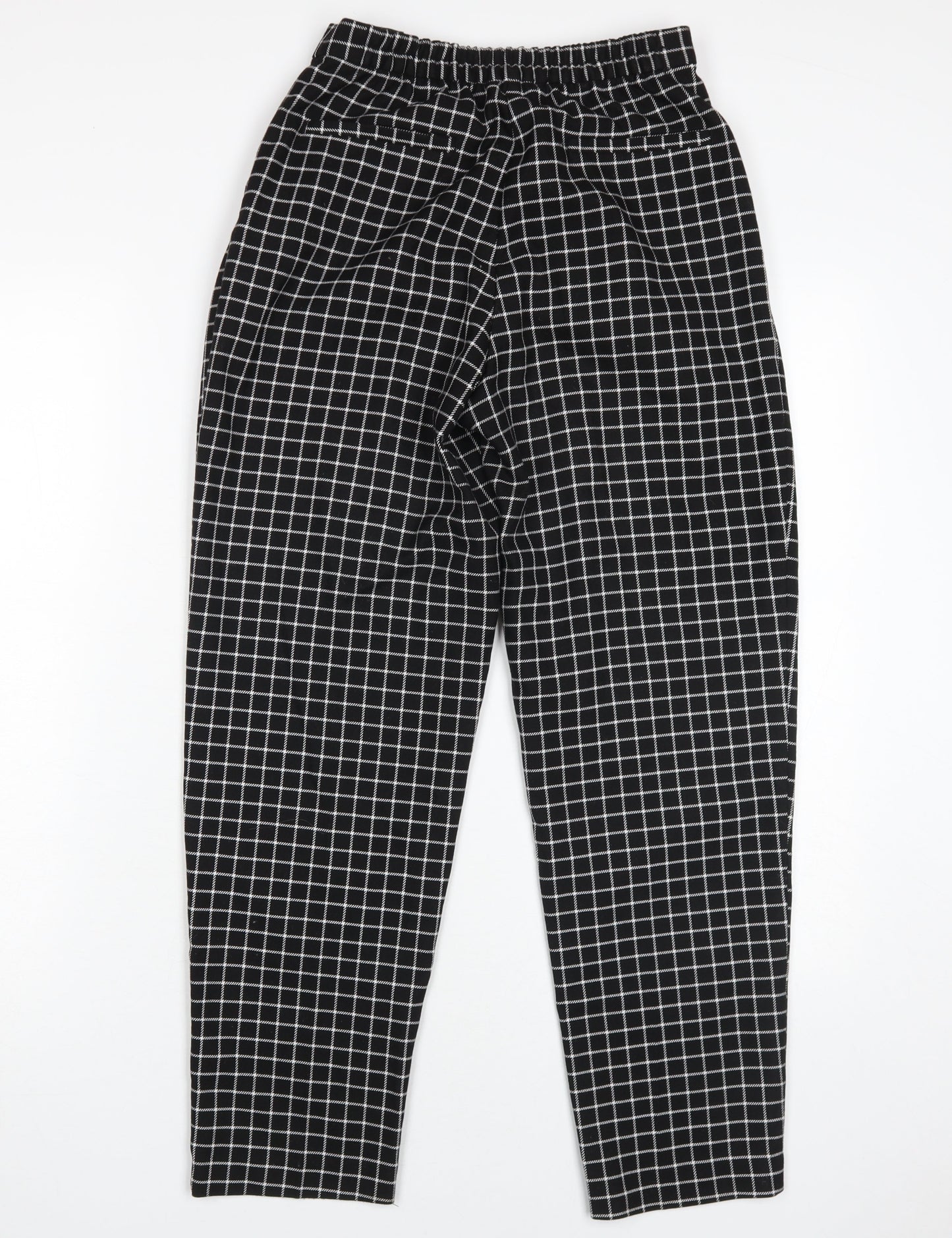 Womens UK Size 6 Monki Classic Fit Straight Black Trousers