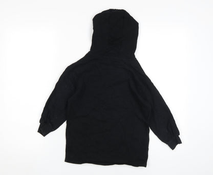 Next Girls Black Butterfly Jewel Hoodie, 6 Years, Pullover