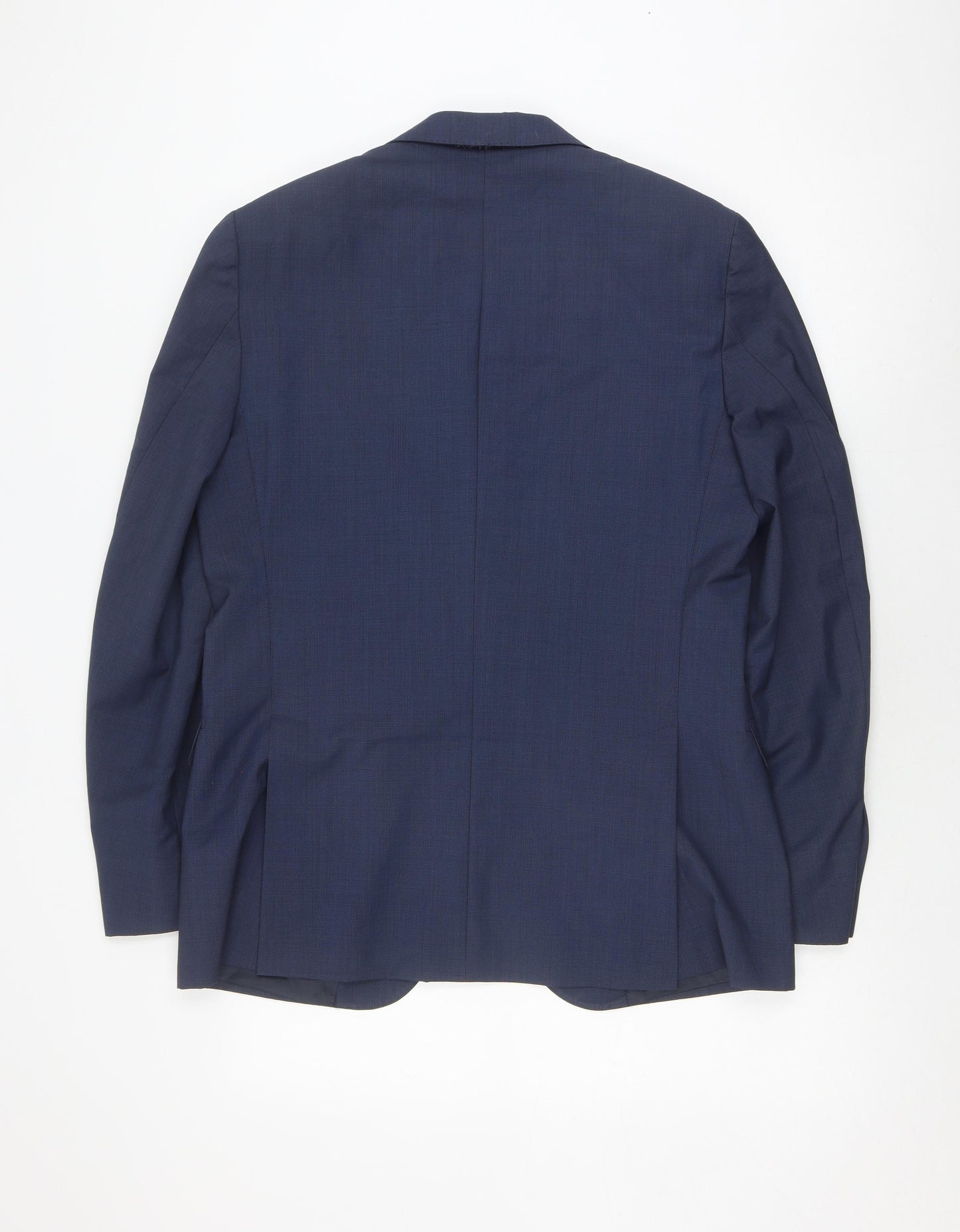 Mens UK Size 40 Massimo Dutti Regular Blue Suit Jacket