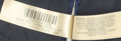Mens UK Size 40 Massimo Dutti Regular Blue Suit Jacket