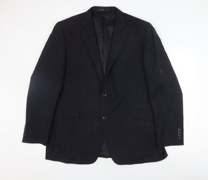 Mens UK Size 46 Savoy Taylors Guild Regular Black Suit Jacket