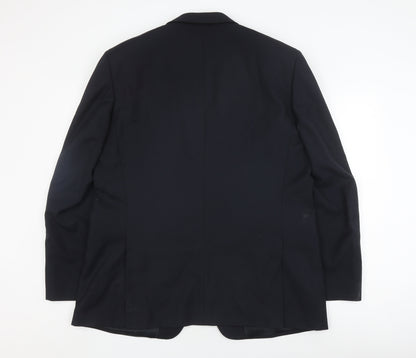 Mens UK Size 46 Savoy Taylors Guild Regular Black Suit Jacket
