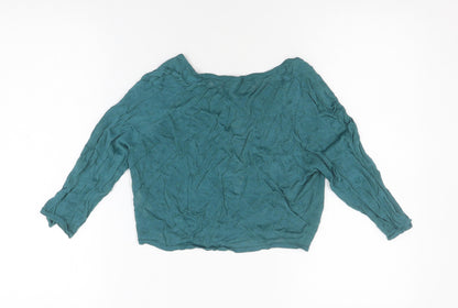 Womens UK Size 12 Principles by Ben de Lisi Green Basic Blouse