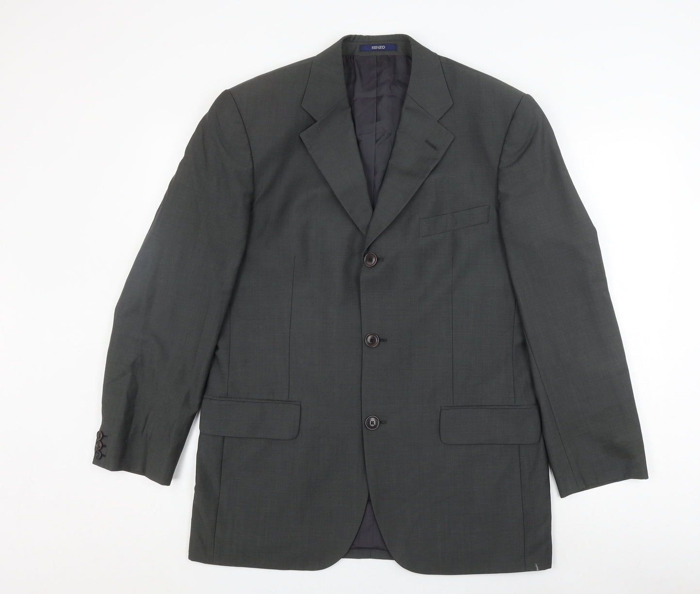 Mens UK Size 40 KENZO Regular Grey Suit Jacket