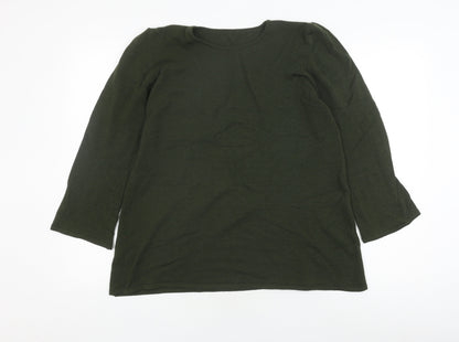 Womens UK Size 14 Marks and Spencer Green  T-Shirt